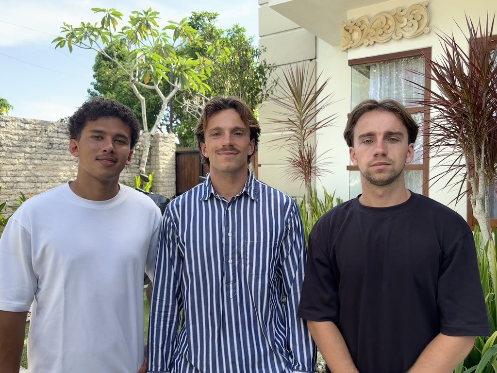 Louis, Joseph et Mathieu, les trois associés de Séjour Conciergerie